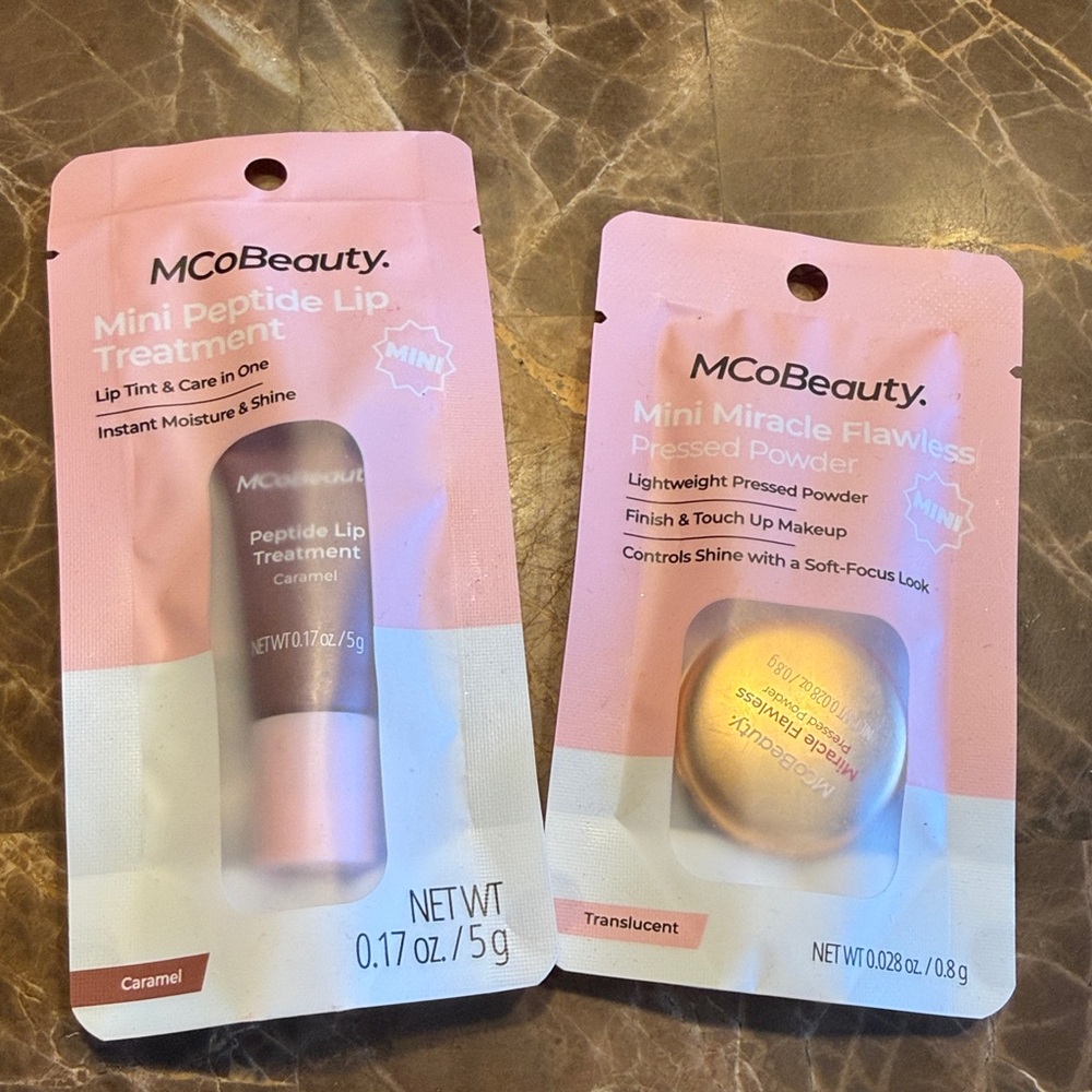 MCOBeauty Lip Treatment & Pressed Powder